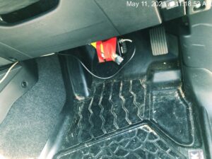 Brake pedal test sensor installation